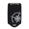Osłona kluczyka do samochodu Renault / Dacia - 4 przyciski - Keyless Go, silikon, czarna, 49769.09