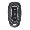 Osłona kluczyka do samochodu Hyundai - 3 przyciski - Keyless Go, plastik, czarna, 52228.01
