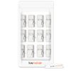Zestaw 12 gniazd do kabli Ethernet RJ45 i Cat 6A, Kwmobile, Srebrne, Metalowe, 52348.01.12