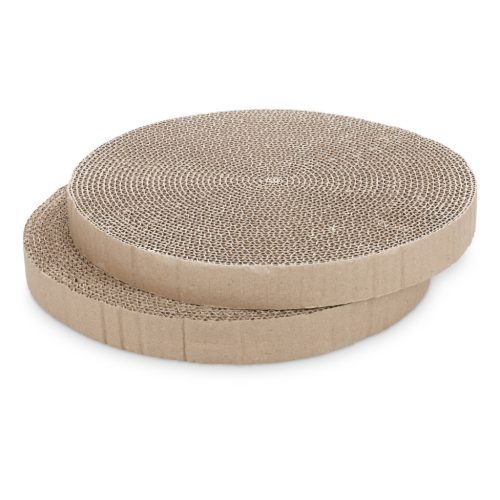 Set 2 Placi de zgariat Navaris pentru Pisici, 34x3.5 cm, material reciclabil, 52415.01