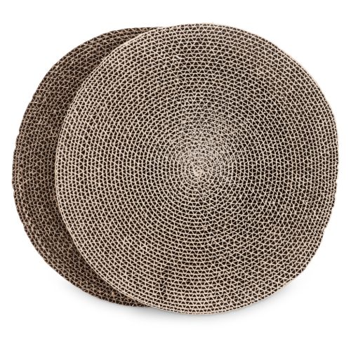 Set 2 Placi de zgariat Navaris pentru Pisici, 34x3.5 cm, material reciclabil, 52415.01