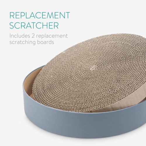 Set 2 Placi de zgariat Navaris pentru Pisici, 34x3.5 cm, material reciclabil, 52415.01