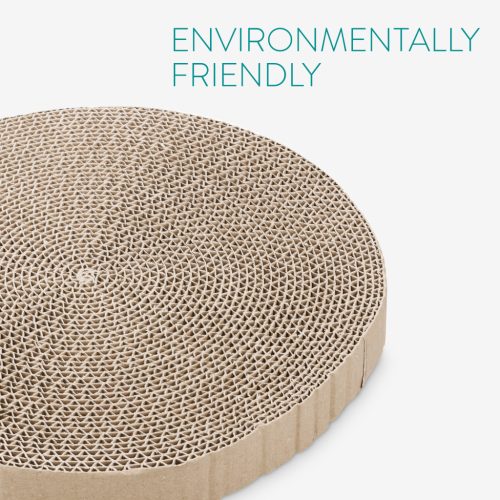 Set 2 Placi de zgariat Navaris pentru Pisici, 34x3.5 cm, material reciclabil, 52415.01