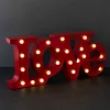 Dekoracja ścienna LED z bateriami Navaris, 16 diod LED, czerwona, 52538.09
