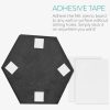 Set 6 panouri hexagonale Navaris pentru mesaje, 15x17,7 cm, cu pini si banda adeziva, 46230.05