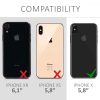 Etui do Apple iPhone X / iPhone XS, Silikon, Czarny, 49982.01