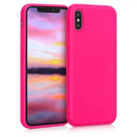   Etui do Apple iPhone X / iPhone XS, Silikon, Różowy, 49982.77