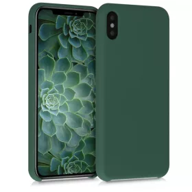 Etui do Apple iPhone XS Max, Silikon, Zielony, 45909.169