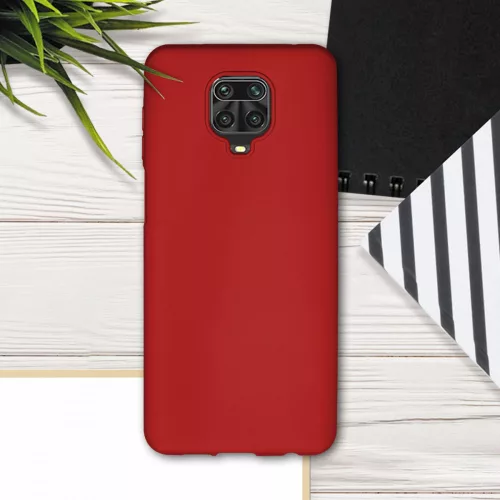 Etui do Xiaomi Redmi Note 9S / Redmi Note 9 Pro / Redmi Note 9 Pro Max, Silikon, Czerwony, 52142.36