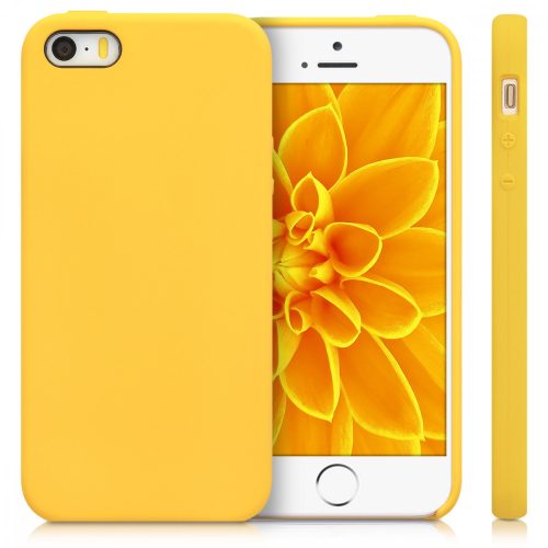 Etui do Apple iPhone 5 / iPhone 5s / iPhone SE, Silikon, Żółty, 42766.165
