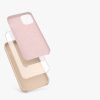 Etui do Apple iPhone 12 Mini, Silikon, Kremowy, 52640.154