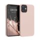 Etui do Apple iPhone 12 Mini, Silikon, Różowy, 52640.10