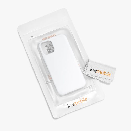 Etui do Apple iPhone 12 Mini, Silikon, Białe, 52640.02
