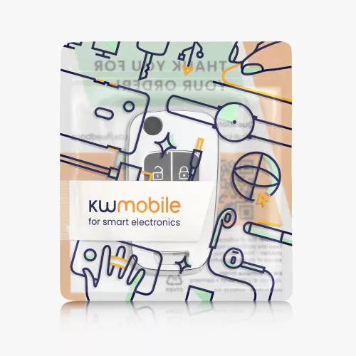 Osłona kluczyka do samochodu Opel / Chevrolet - 2 przyciski, silikon, srebrna, 52649.02