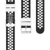 Zestaw 2 pasków do Xiaomi Amazfit GTS / Amazfit GTS 2, silikon, czarny / szary, 52697.02
