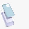Etui do Apple iPhone 12 Mini, Silikon, Fioletowy, 52640.139