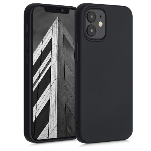 Etui do Apple iPhone 12 Mini, Silikon, Czarny, 52711.47