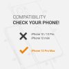 Etui do Apple iPhone 12 Pro Max, Silikon, Czarny, 52714.47