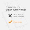 Zestaw 3 folii ochronnych do Apple iPhone 12 Mini, kwmobile, tył, przezroczysty, 52753.5
