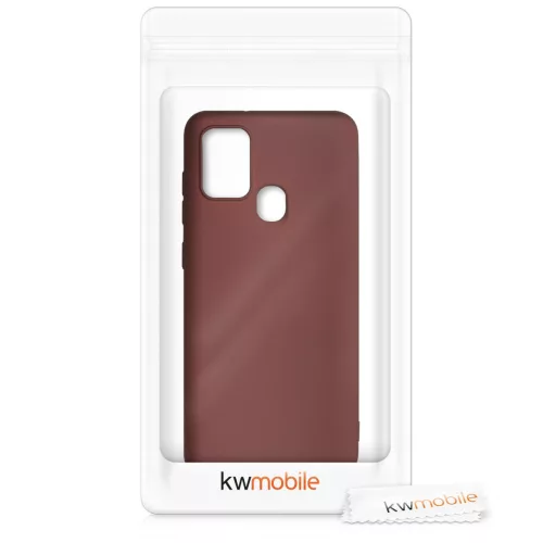Etui do Samsunga Galaxy A21s, Silikon, Czerwone, 52495.178