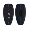 Osłona kluczyka do samochodu Ford - 3 przyciski - Keyless Go, silikon, czarna, 53133.02