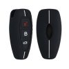 Osłona kluczyka do samochodu Ford - 3 przyciski - Keyless Go, silikon, czarna, 53133.03