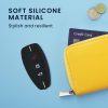 Osłona kluczyka do samochodu Ford - 3 przyciski - Keyless Go, silikon, czarna, 53133.03