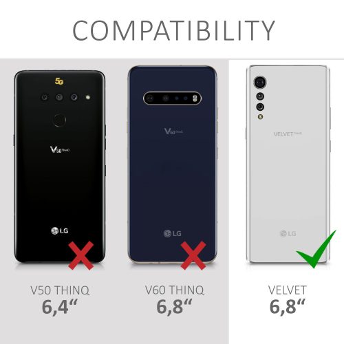 Etui do LG Velvet, silikonowe, fioletowe, 52532.108