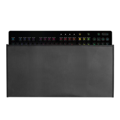 Etui na klawiaturę do Logitech G213 Prodigy Gaming, Kwmobile, Czarny, Plastik, 53190.19