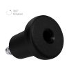 Zestaw 5 nóg do drążka krzesła biurowego 11 mm, Kwmobile, Czarny, Nylon, 53197.02