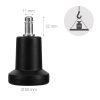 Zestaw 5 nóg do drążka krzesła biurowego 11 mm, Kwmobile, Czarny, Nylon, 53197.02
