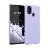 Etui Kwmobile do Samsung Galaxy A21s, jasnofioletowe, silikonowe, 52494.139