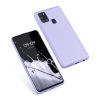 Etui Kwmobile do Samsung Galaxy A21s, jasnofioletowe, silikonowe, 52494.139