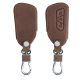 Etui na kluczyk do VW - 3 przyciski, eko skóra, brązowe, 52652.18