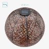 Solarna lampa zewnętrzna Navaris, oświetlenie LED, 30 cm, automatyczny start/stop, 47543.07