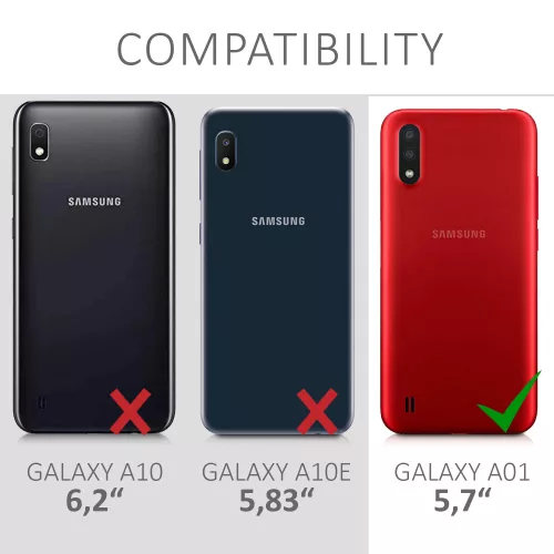 Etui do Samsunga Galaxy A01, Silikon, Zielone, 51372.50