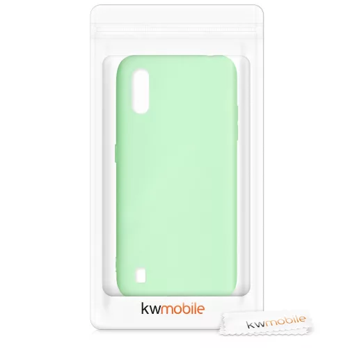 Etui do Samsunga Galaxy A01, Silikon, Zielone, 51372.50