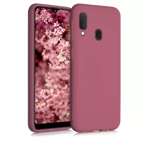   Etui do Samsung Galaxy A20e, Silikon, Różowy, 48738.167, kwmobile