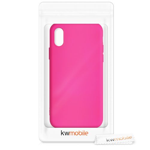Etui do Apple iPhone X / iPhone XS, Silikon, Różowy, 52975.77