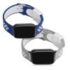 Zestaw 2 pasków do Xiaomi Amazfit GTS / Amazfit GTS 2, silikon, niebieski / szary, 52697.03