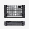 Lampa UV na owady 4000V, 80 m2, Kwmobile, Czarna, Plastik, 53414.01