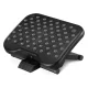 Suport picioare reglabil Navaris, 43.7x33 cm, 3 trepte, 0-25, birou, HIPS, negru, plastic