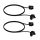 Zestaw 2 pasków do słuchawek Samsung Galaxy Buds/Galaxy Buds Plus, Kwmobile, czarny, silikon, 53474.01