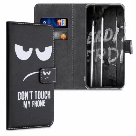   Pokrowiec na Xiaomi Redmi 9C, Skóra ekologiczna, Czarny, 52852.02