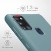 Etui do Samsunga Galaxy A21s, Silikon, Niebieski, 52494.207