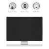 Pokrowiec na monitor Apple iMac 27"/iMac Pro 27", Kwmobile, Czarny, Tekstylny, 52099.01