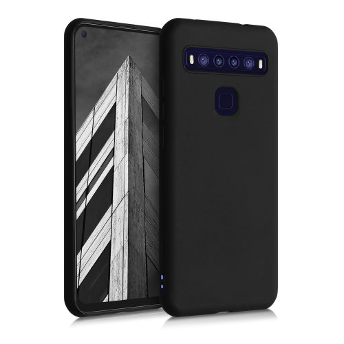Etui do TCL 10L, Silikon, Czarny, 53508.47
