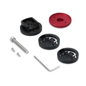   Uchwyt rowerowy do GPS Garmin Bryton Rider/CatEye/Edge, Kwmobile, Czarny/Czerwony, Metal, 47556.09