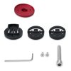 Uchwyt rowerowy do GPS Garmin Bryton Rider/CatEye/Edge, Kwmobile, Czarny/Czerwony, Metal, 47556.09