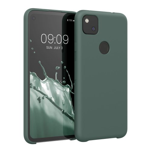 Etui do Google Pixel 4a, Silikon, Zielone, 52549.171